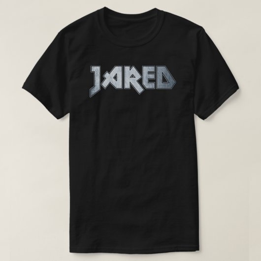 Heavy metal Jared T-shirt (Design voorkant)