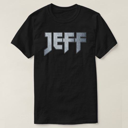 Heavy metal Jeff T-shirt (Design voorkant)