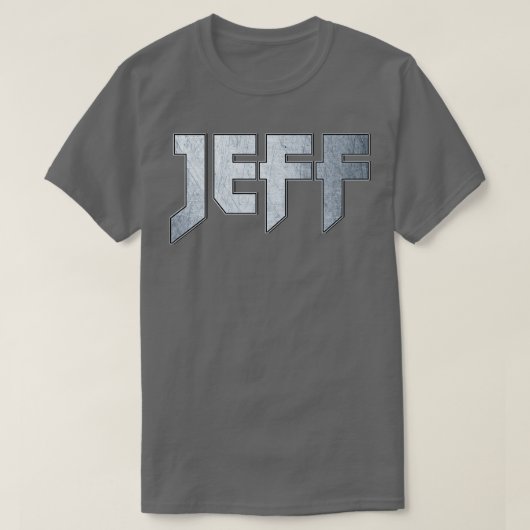 Heavy metal Jeff T-shirt (Design voorkant)