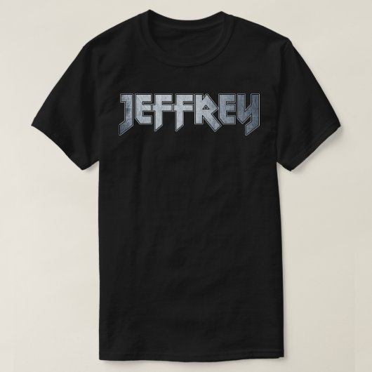 Heavy metal Jeffrey T-shirt (Design voorkant)