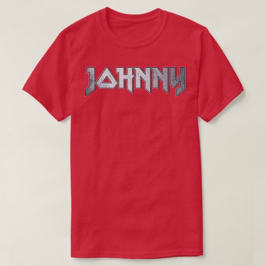 Heavy metal Johnny T-shirt (Design voorkant)