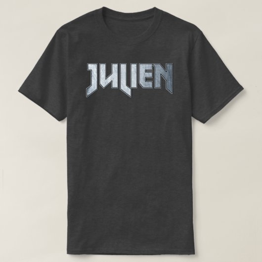 Heavy metal Julien T-shirt (Design voorkant)