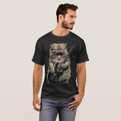Heavy metal kattenrock t-shirt (Voorkant volledig)