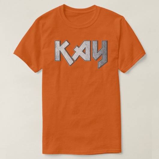 Heavy metal Kay T-shirt (Design voorkant)
