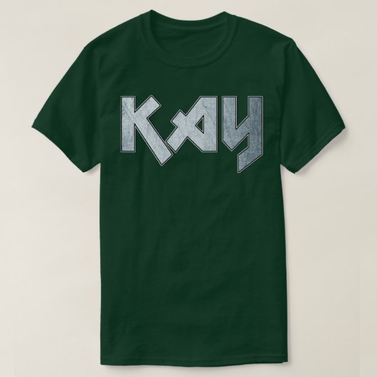 Heavy metal Kay T-shirt (Design voorkant)