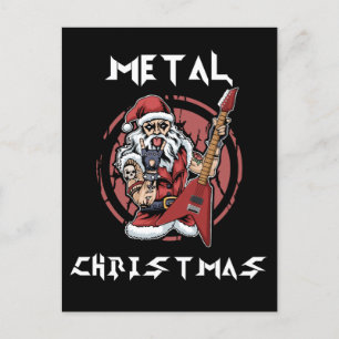 Heavy Metal Kerstkerstkerstkerstkerstkerststaarsta Briefkaart