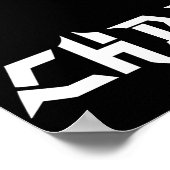 Heavy Metal Kerstkerstkerstkerstkerstkerststaarsta Poster (Hoek)