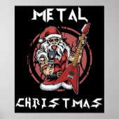 Heavy Metal Kerstkerstkerstkerstkerstkerststaarsta Poster (Voorkant)