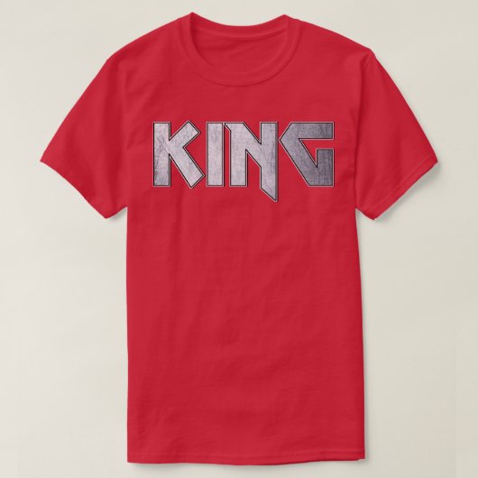 Heavy metal King T-shirt (Design voorkant)