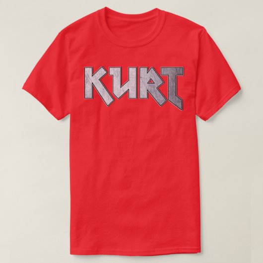 Heavy metal Kurt T-shirt (Design voorkant)