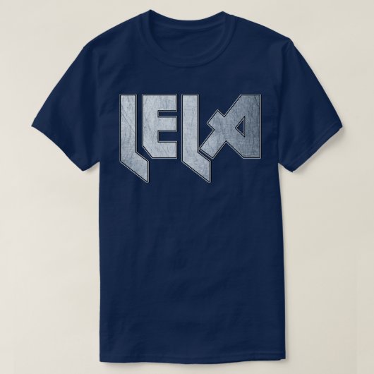 Heavy metal Lela T-shirt (Design voorkant)