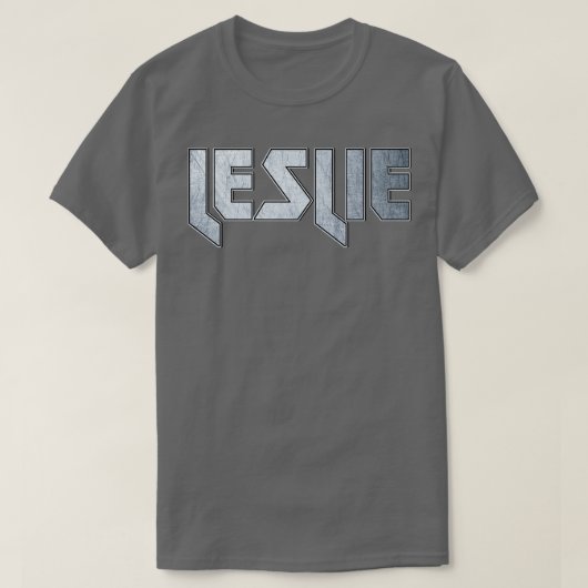 Heavy metal Leslie T-shirt (Design voorkant)