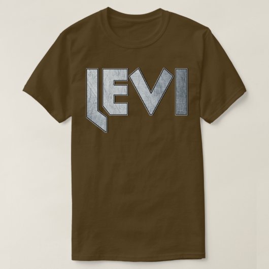 Heavy metal Levi T-shirt (Design voorkant)