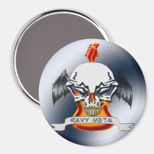Heavy Metal Magneet (Voorkant / Achterkant)