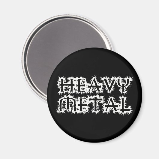 Heavy Metal Magneet (Voorkant / Achterkant)