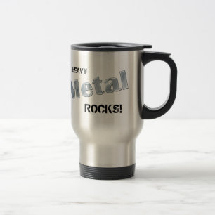 Heavy Metal Music Travel Coffee Mug Reisbeker