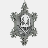 Heavy Metal Ornament Rock & Roll Drummer Custom (Links)