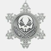 Heavy Metal Ornament Rock & Roll Drummer Custom (Voorkant)