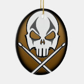 Heavy Metal Ornament Rock & Roll Drummer Custom (Rechts)