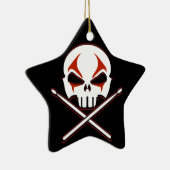 Heavy Metal Ornament Rock & Roll Drummer Custom (Rechts)