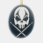 Heavy Metal Ornament Rock & Roll Drummer Custom (Rechts)