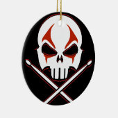Heavy Metal Ornament Rock & Roll Drummer Custom (Rechts)