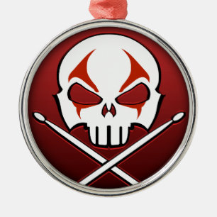 Heavy Metal Ornament Rock & Roll Drummer Ornament