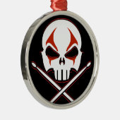 Heavy Metal Ornament Rock & Roll Drummer Ornament (Rechts)