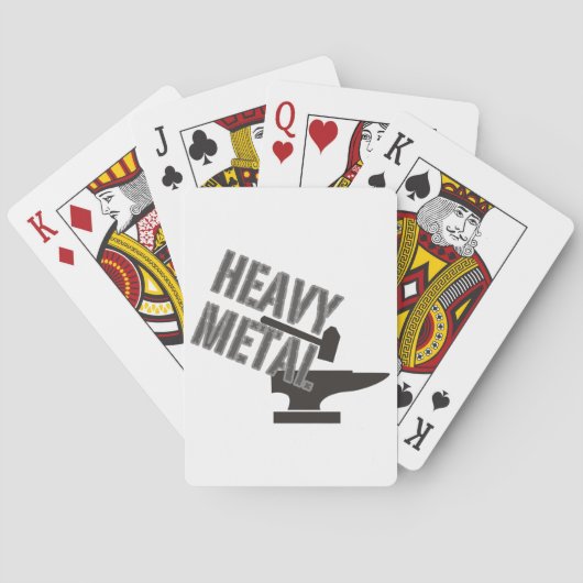 Heavy Metal Pokerkaarten (Achterkant)