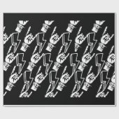 Heavy metal, punk en rockmuziek Wrapping Paper Cadeaupapier (Vlak)