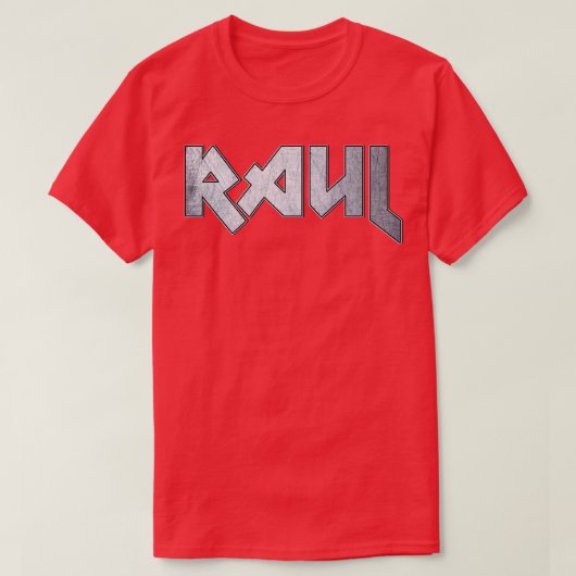 Heavy metal Raul T-shirt (Design voorkant)