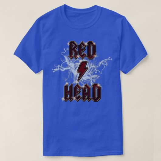 Heavy Metal RedHead T-shirt (Design voorkant)