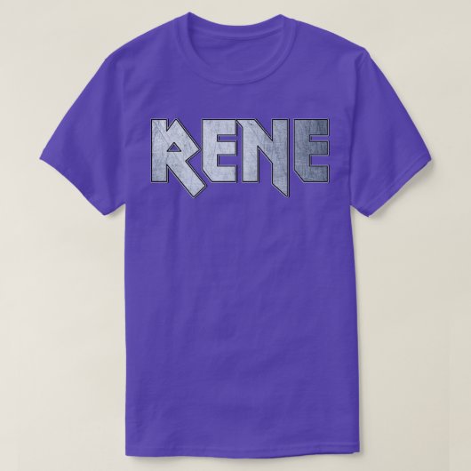 Heavy metal Rene T-shirt (Design voorkant)