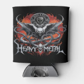 Heavy Metal Rock & Roll Band Musician Design Cool Blikjeskoeler (Voorkant)