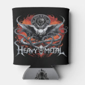 Heavy Metal Rock & Roll Band Musician Design Cool Blikjeskoeler (Achterkant)