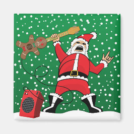 Heavy Metal Santa Magneet