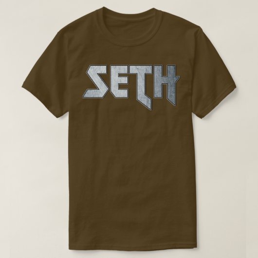 Heavy metal Seth T-shirt (Design voorkant)