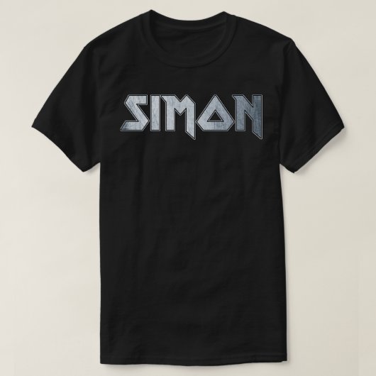 Heavy metal Simon T-shirt (Design voorkant)