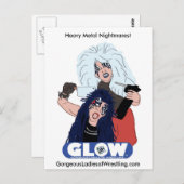 Heavy Metal Sisters Post Car Briefkaart (Voorkant / Achterkant)