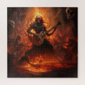 Heavy metal skelet puzzel legpuzzel (Verticaal)