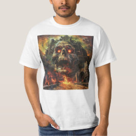 Heavy Metal Skull Fortress T-shirt