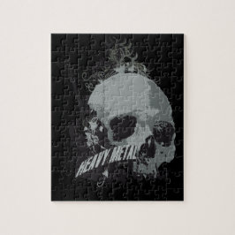Heavy Metal Skull Legpuzzel