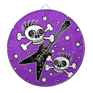 Heavy Metal Skulls Dartbord