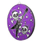 Heavy Metal Skulls Dartbord (Voorkant Rechts)