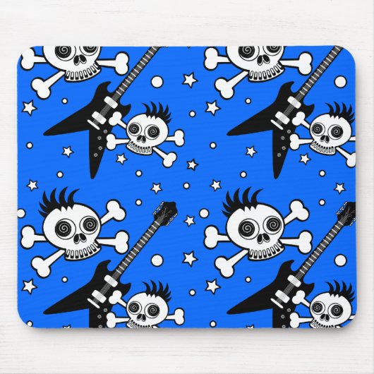Heavy Metal Skulls Muismat (Voorkant)