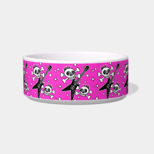 Heavy Metal Skulls Voerbakje