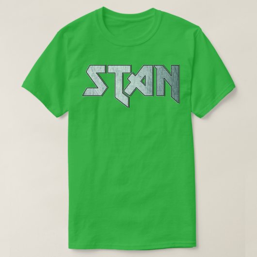 Heavy metal Stan T-shirt (Design voorkant)