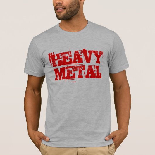 Heavy Metal T-shirt - Heavy Metal Rock T-shirts (Voorkant)