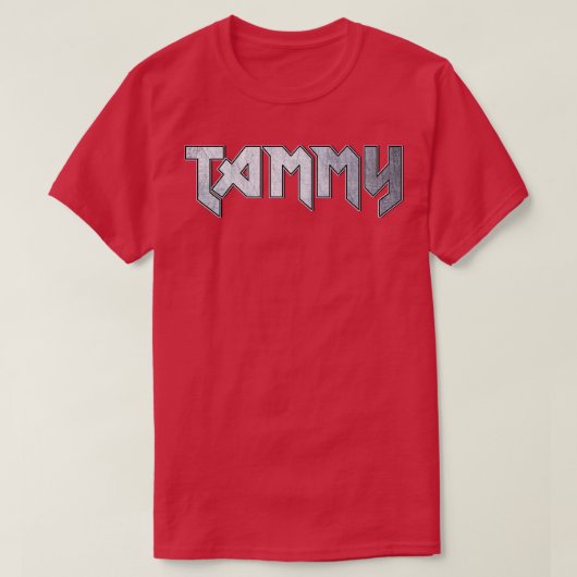 Heavy metal Tammy T-shirt (Design voorkant)