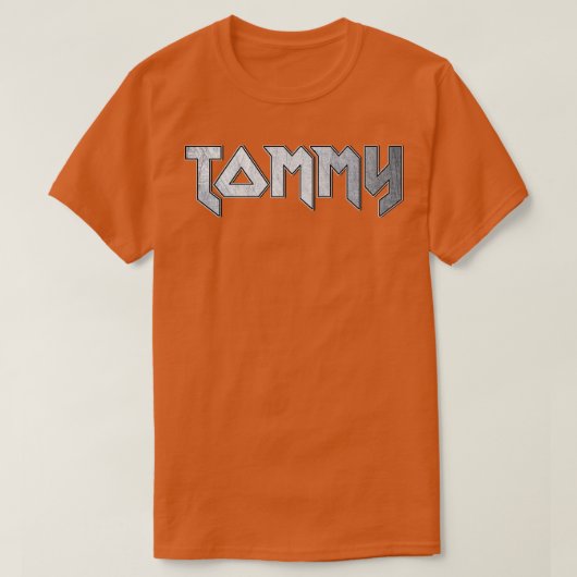 Heavy metal Tommy T-shirt (Design voorkant)